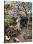 An English Cottage Garden-William Stephen Coleman-Stretched Canvas