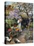 An English Cottage Garden-William Stephen Coleman-Stretched Canvas