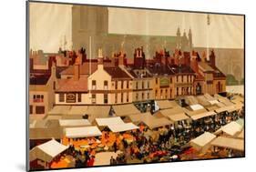 An English Country Market-Fred Taylor-Mounted Giclee Print