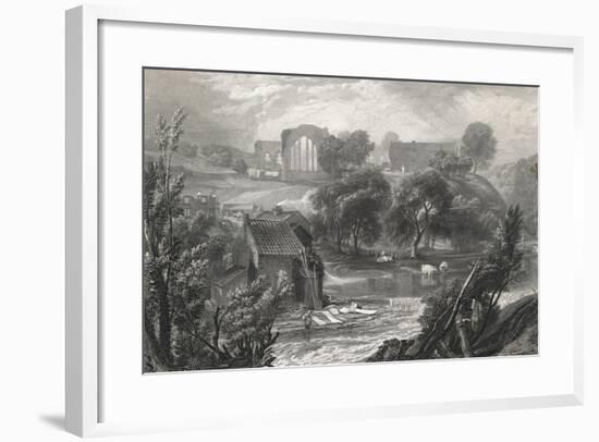 An English Country Scene-null-Framed Giclee Print