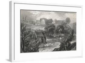 An English Country Scene-null-Framed Giclee Print