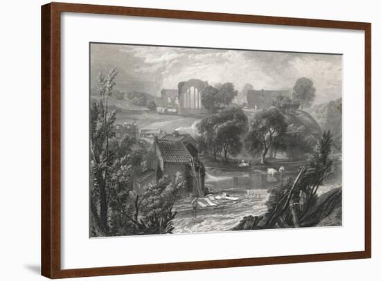 An English Country Scene-null-Framed Giclee Print