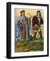 An English Courtier of 1450 and an English Gentleman of 1500-Edward May-Framed Giclee Print