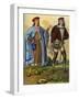 An English Courtier of 1450 and an English Gentleman of 1500-Edward May-Framed Giclee Print