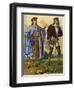 An English Courtier of 1450 and an English Gentleman of 1500-Edward May-Framed Giclee Print