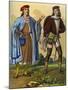 An English Courtier of 1450 and an English Gentleman of 1500-Edward May-Mounted Giclee Print