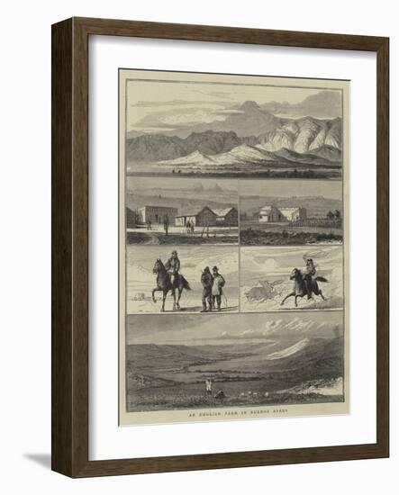 An English Farm in Buenos Ayres-null-Framed Giclee Print