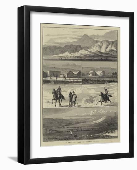 An English Farm in Buenos Ayres-null-Framed Giclee Print