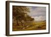 An English Hayfield, 1878 (Oil on Canvas)-Benjamin Williams Leader-Framed Giclee Print