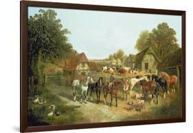 An English Homestead-John Frederick Herring I-Framed Giclee Print