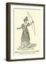 An English Lady Practising with the Bow and Arrow, Early Part of Nineteenth Century-null-Framed Giclee Print