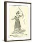 An English Lady Practising with the Bow and Arrow, Early Part of Nineteenth Century-null-Framed Giclee Print