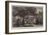 An English Merry-Making, a Hundred Years Ago-William Powell Frith-Framed Giclee Print