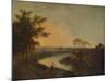 'An English River at Sunset, in the distance the Welsh hills', c1760, (1938)-Richard Wilson-Mounted Giclee Print