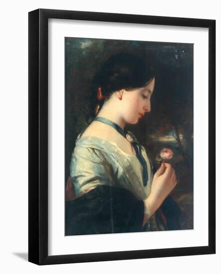 An English Rose-Charles Baxter-Framed Giclee Print