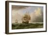 An English Ship Close-Hauled in a Strong Breeze-Willem van de Velde-Framed Giclee Print