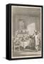 An English Tea Party Indoors-null-Framed Stretched Canvas