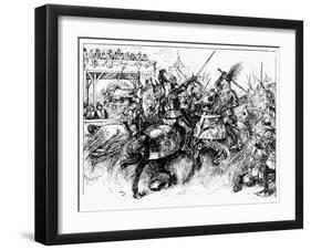 An English Tournament, 1909-null-Framed Giclee Print