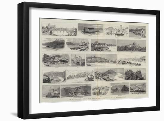 An Englishman's Trip Down the Danube in a House-Boat-null-Framed Giclee Print