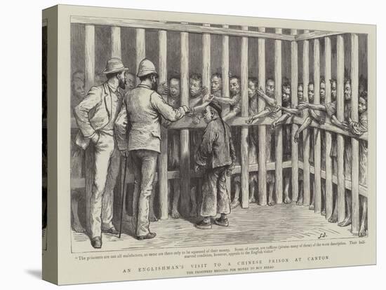 An Englishman's Visit to a Chinese Prison at Canton-null-Stretched Canvas