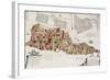 An engraved map of St Croix (Santa Cruz), 1754-null-Framed Giclee Print