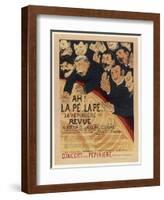 An Enthusiastic Audience-Félix Vallotton-Framed Art Print