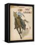 An Enthusiastic Lady Polo Player-null-Framed Stretched Canvas