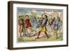 An Episode from the Youth of Bertrand Du Guesclin, Constable of France-null-Framed Giclee Print