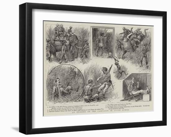 An Episode of the Campaign in Upper Burma-William Ralston-Framed Giclee Print