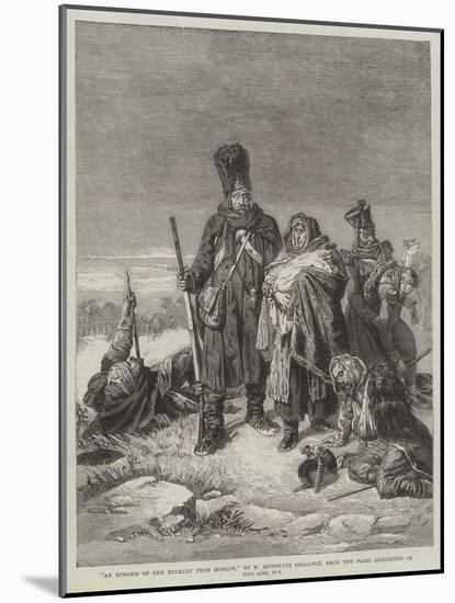 An Episode of the Retreat from Moscow-Joseph-Louis Hippolyte Bellange-Mounted Giclee Print