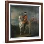 An Equestrian Portrait of King George III, Wearing the Order of the Garter-David Morier-Framed Giclee Print