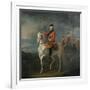 An Equestrian Portrait of King George III, Wearing the Order of the Garter-David Morier-Framed Giclee Print