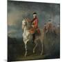 An Equestrian Portrait of King George III, Wearing the Order of the Garter-David Morier-Mounted Giclee Print