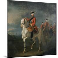 An Equestrian Portrait of King George III, Wearing the Order of the Garter-David Morier-Mounted Giclee Print
