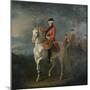 An Equestrian Portrait of King George III, Wearing the Order of the Garter-David Morier-Mounted Giclee Print