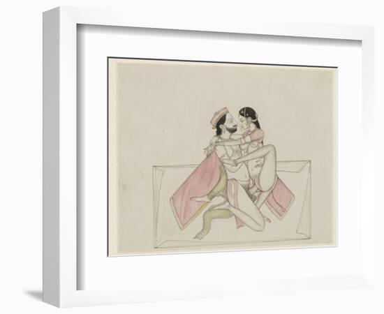 An Erotic Pendjab School-null-Framed Giclee Print