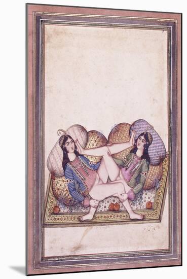 An Erotic Scene, Mid 19th Century-null-Mounted Giclee Print