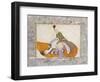 An Erotic Scene, Signed by Abdullah Bokhari Turkey, 1744-5 AD-Abdullah Bokhari-Framed Giclee Print