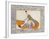 An Erotic Scene, Signed by Abdullah Bokhari Turkey, 1744-5 AD-Abdullah Bokhari-Framed Giclee Print