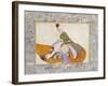 An Erotic Scene, Signed by Abdullah Bokhari Turkey, 1744-5 AD-Abdullah Bokhari-Framed Giclee Print