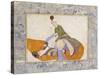 An Erotic Scene, Signed by Abdullah Bokhari Turkey, 1744-5 AD-Abdullah Bokhari-Stretched Canvas