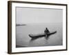 An Eskimo of Alaska in His Kayak-Hogg-Framed Photographic Print