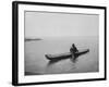 An Eskimo of Alaska in His Kayak-Hogg-Framed Photographic Print