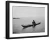 An Eskimo of Alaska in His Kayak-Hogg-Framed Photographic Print