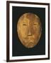 An Eskimo Wood Face Mask from Northern Alaska-null-Framed Giclee Print