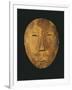 An Eskimo Wood Face Mask from Northern Alaska-null-Framed Giclee Print