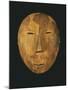 An Eskimo Wood Face Mask from Northern Alaska-null-Mounted Giclee Print