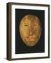 An Eskimo Wood Face Mask from Northern Alaska-null-Framed Giclee Print