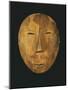 An Eskimo Wood Face Mask from Northern Alaska-null-Mounted Giclee Print