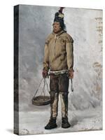 An Eskimo-Francois Auguste Biard-Stretched Canvas